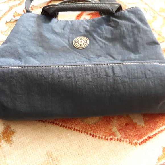 Kipling Deep Denim Blue Nylon Handbag - Picture 3 of 6